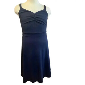 scarlett darkness NWT dress navy blue sleeveless with side zip size XL